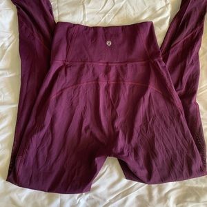 Lululemon mesh detail leggings